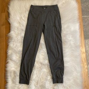 Athletic girls, slim, fit joggers